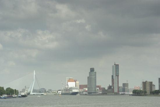 Rotterdam,  arrival to the port, photo michel Ducruet
