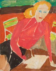 michel ducruet, Sophie dessinant  sury-le-comtal circa1975