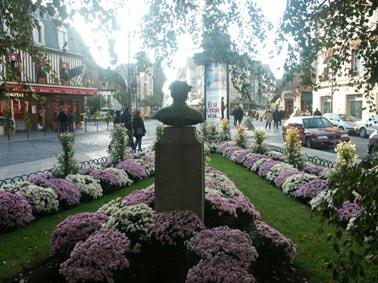 Deauville. jardin public. photo michel ducruet.