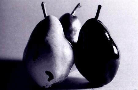 poires peintes, painted pears
